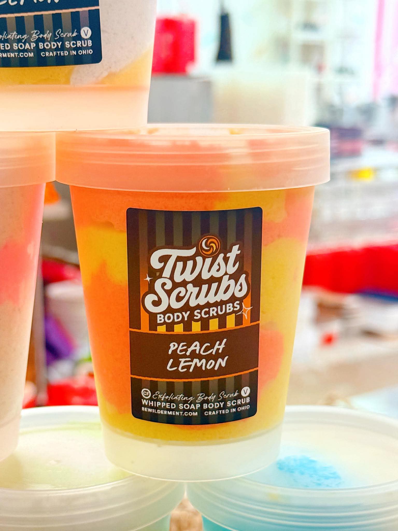 Peach + Lemon Twist Scrub - Image 2