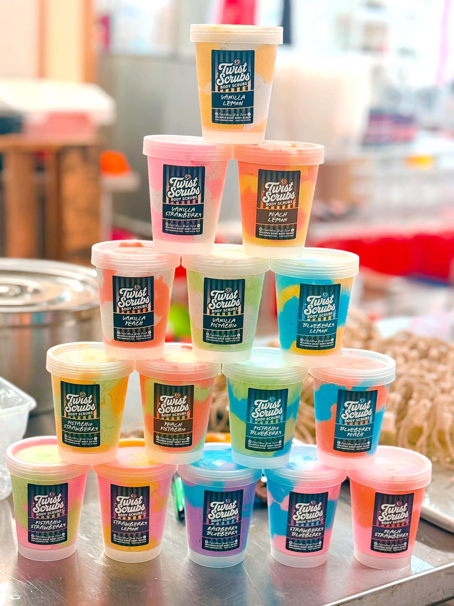Rainbow Twist Scrub - Image 2