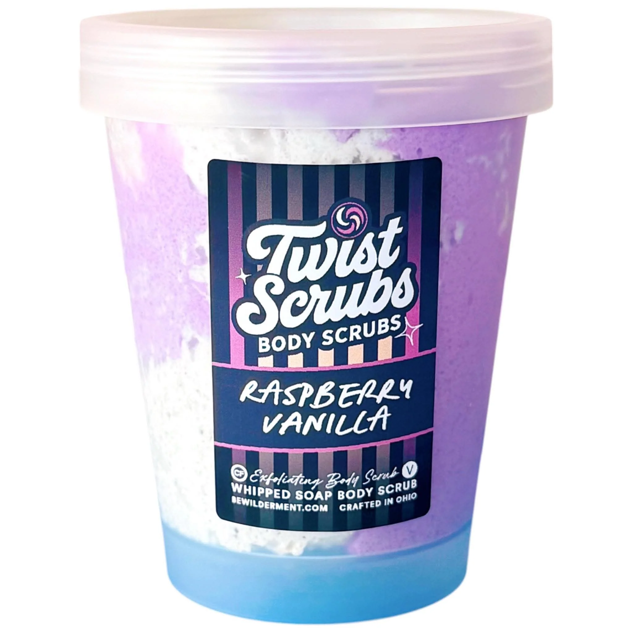 Raspberry + Vanilla Twist Scrub