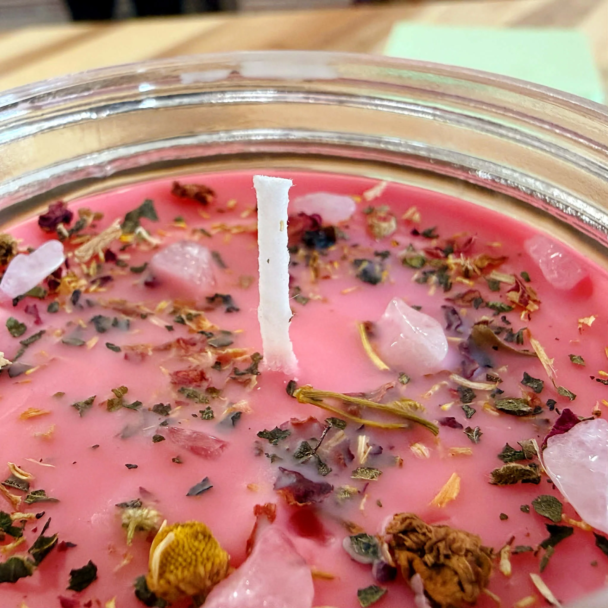Spell For Aphrodisiac - 8 oz Glass Candle - Image 4