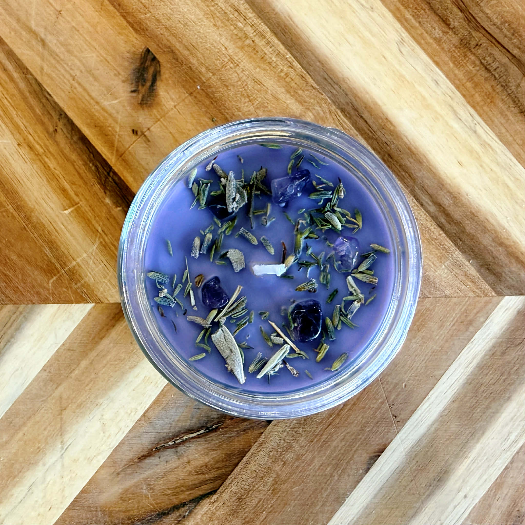 Spell For Grief & Healing - 8 oz Glass Candle - Image 5