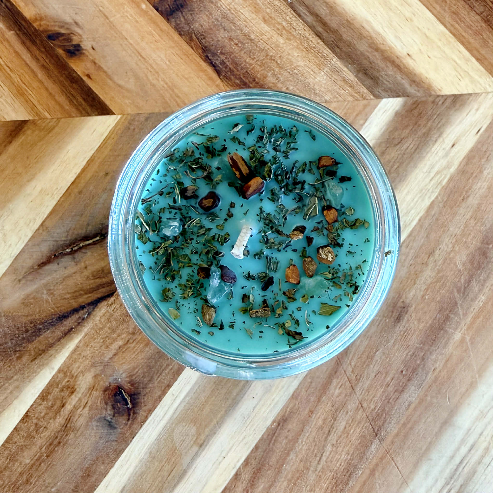 Spell For Prosperity - 8 oz Glass Candle - Image 5