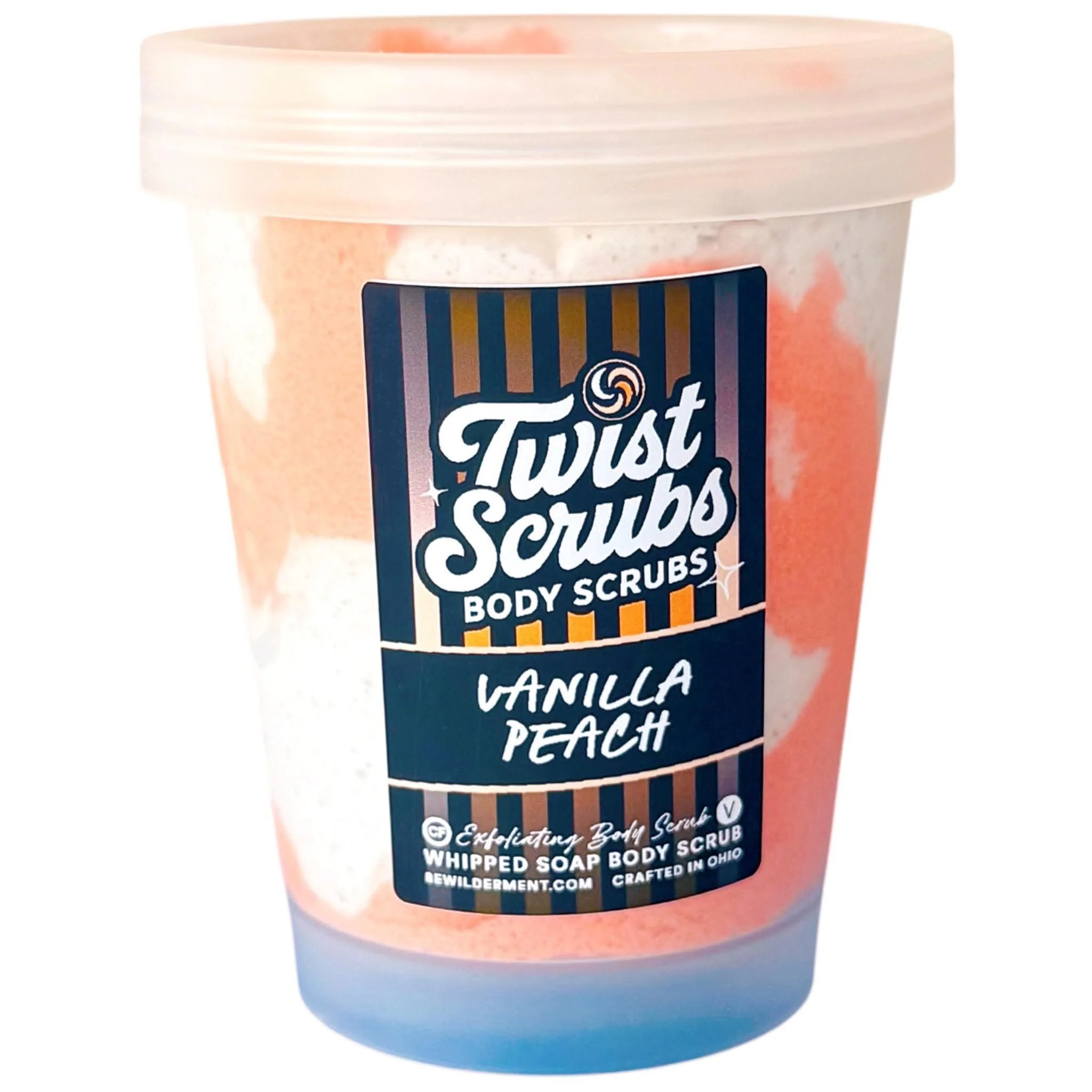 Vanilla + Peach Twist Scrub