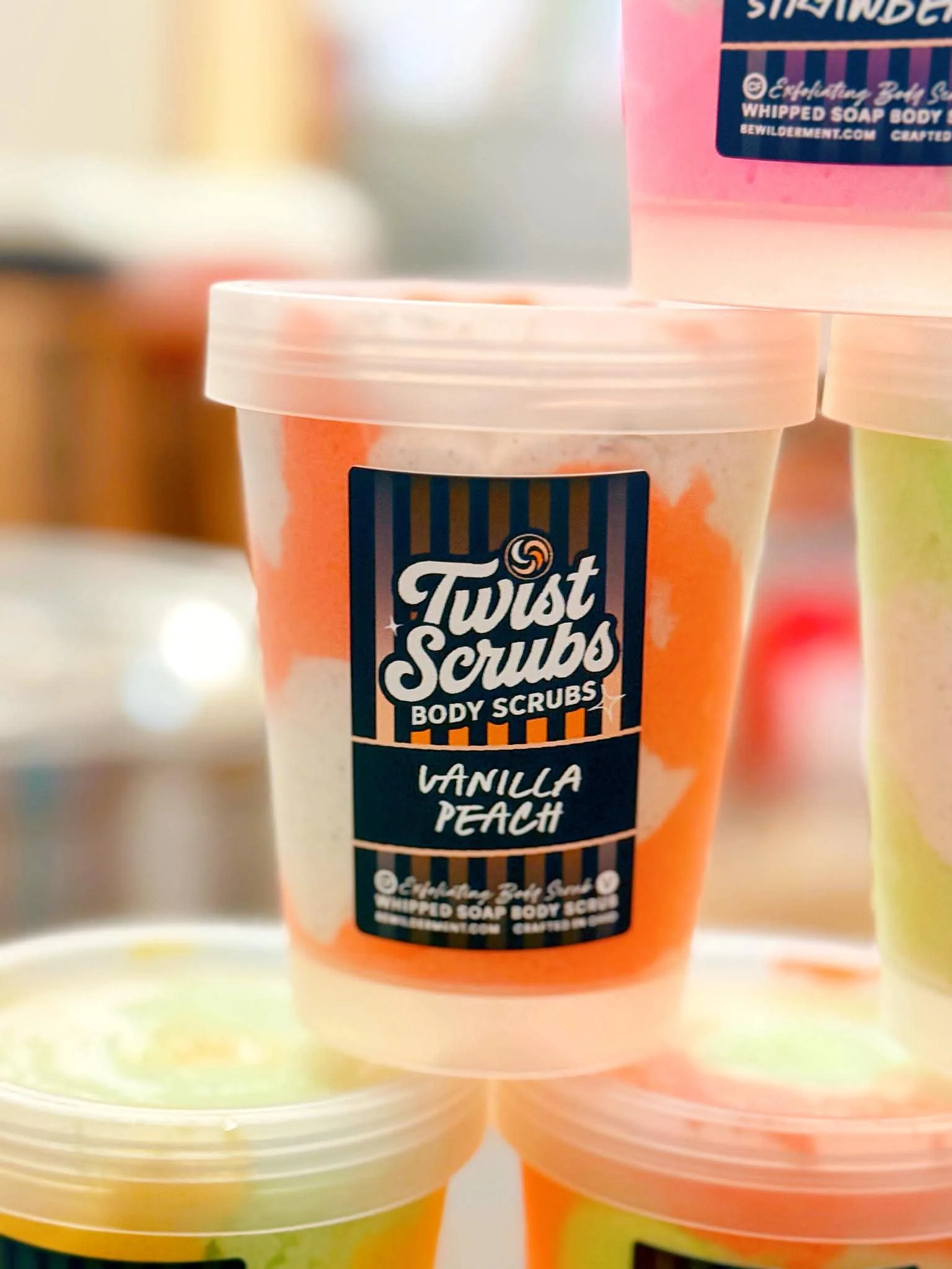 Vanilla + Peach Twist Scrub - Image 2